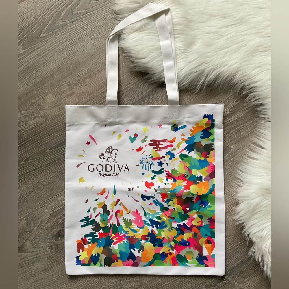 GODIVA x Oli B Chocolate Belgium 1926 Reusable Eco Tote Bag